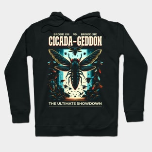 Cicada-Geddon 2024 Brood Xix Brood Xiii Cicadas Hoodie